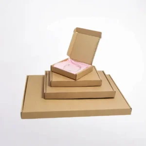 Postal box 101x101x20 brown