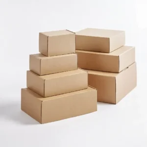 Postal box 260x180x33 brown